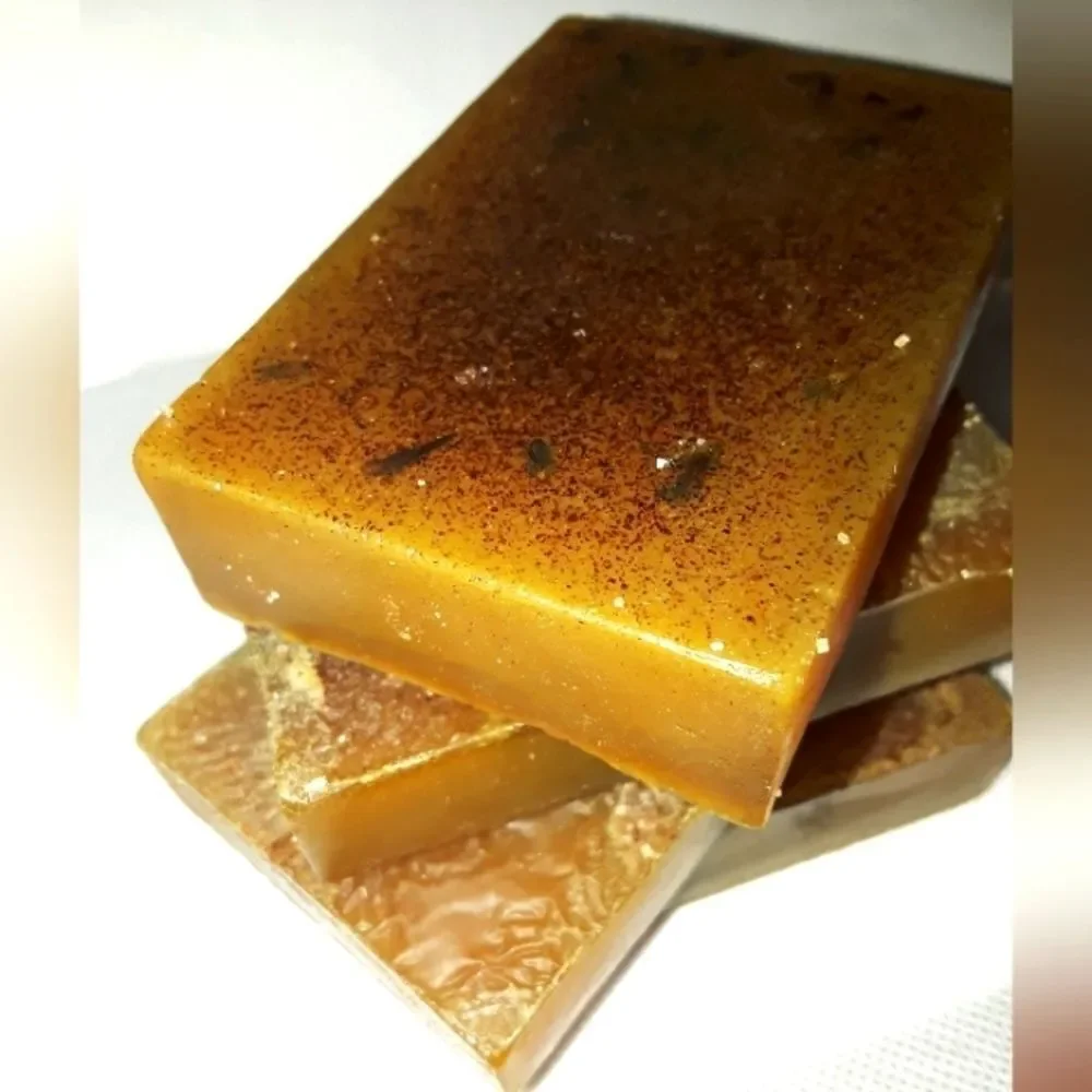 HAND crafted Cinnamon Brown Sugar organic soap bar